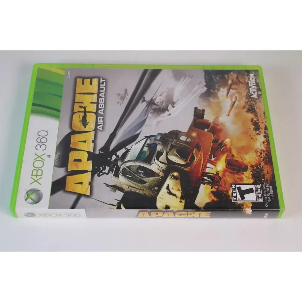 Apache Air Assault (Microsoft Xbox 360) Authentic, Complete, Tested/Works